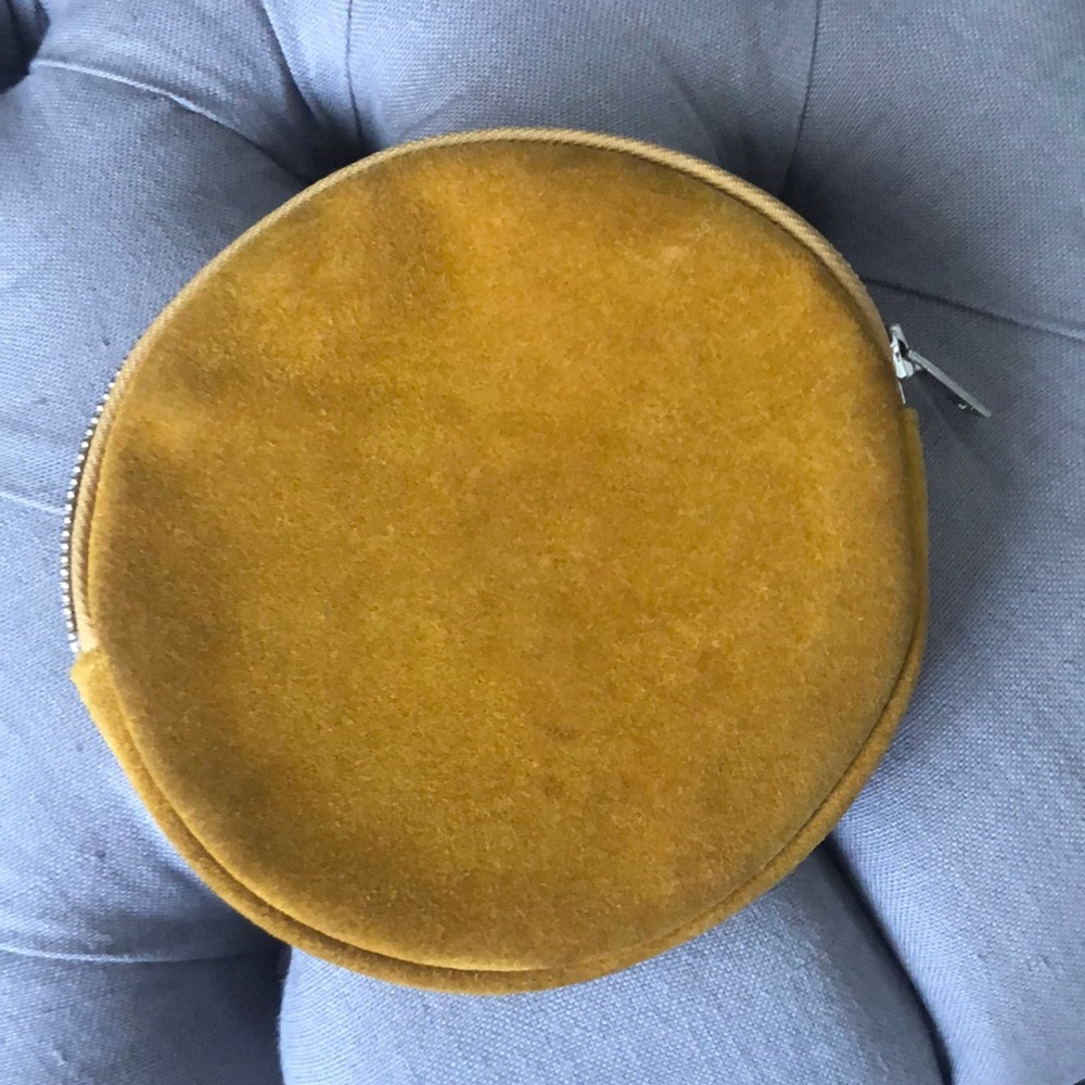 COS Round Suede wallet.Preowned